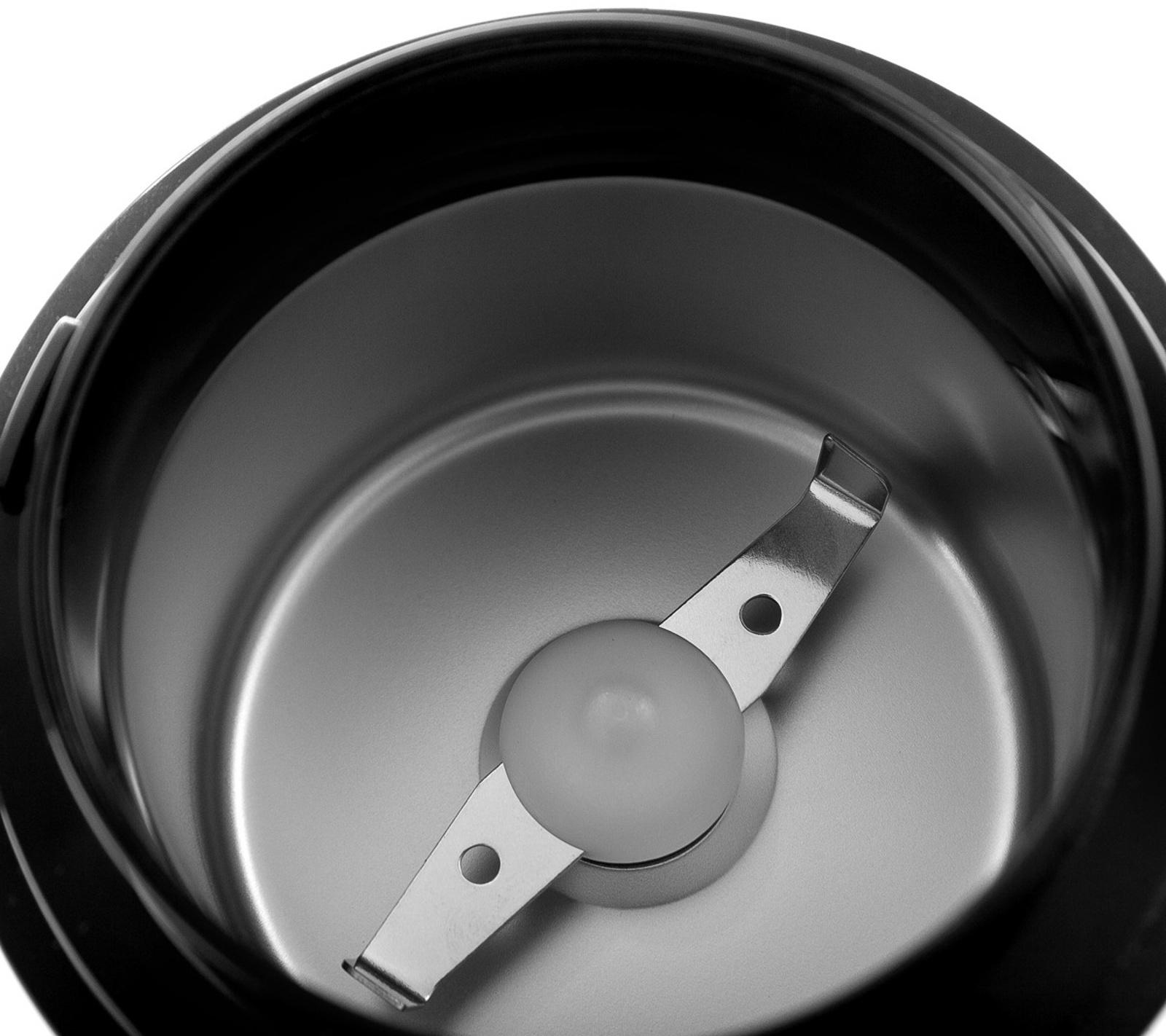 Кофемолка BRAYER 1186BR, электрическая, ножевая, 150 Вт, 60 грамм, чёрная