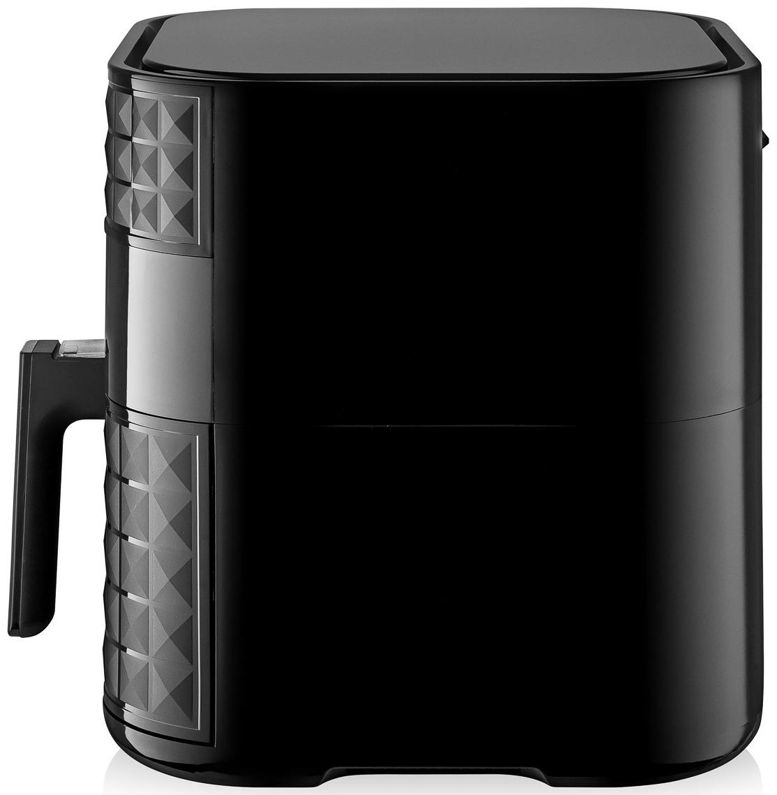 Аэрогриль BRAYER 2035BR, 1800 Вт, 6 литров, 7 программ, 80-200°С, таймер, сенсорный, чёрный