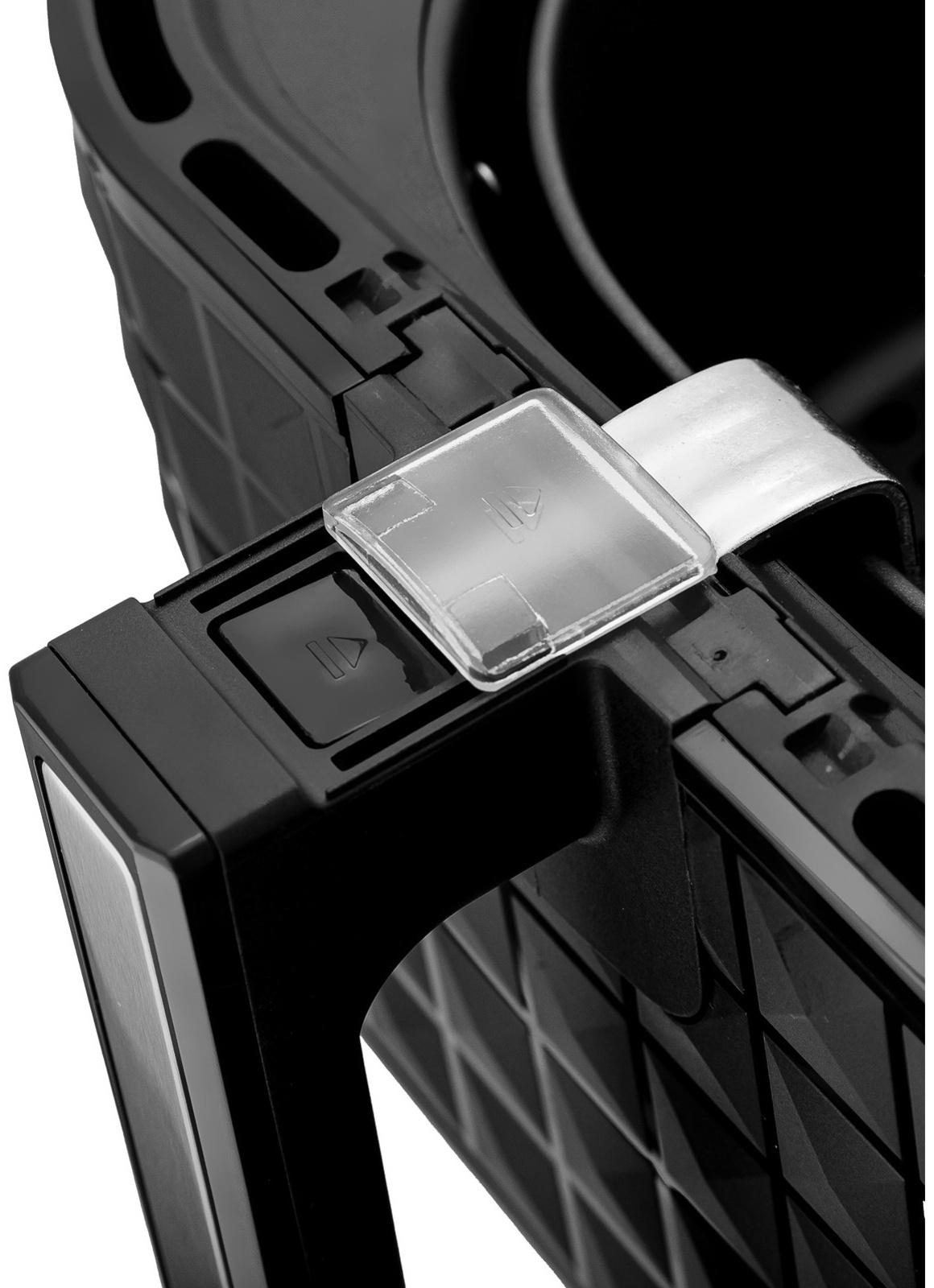 Аэрогриль BRAYER 2035BR, 1800 Вт, 6 литров, 7 программ, 80-200°С, таймер, сенсорный, чёрный