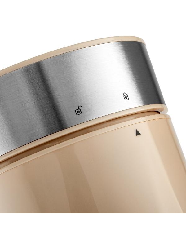 Кофемолка BRAYER 1189BR, электрическая, ножевая, 150 Вт, 60 грамм, бежевая