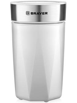 Кофемолка BRAYER 1188BR, электрическая, ножевая, 150 Вт, 60 грамм, белая