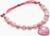 Браслет детский «Выбражулька» на затяжке, сердце с бусинами, розовый