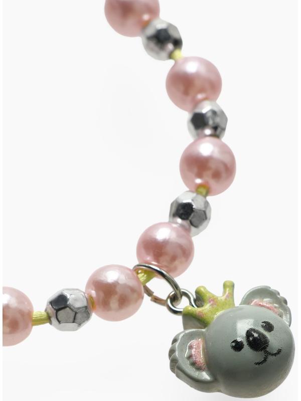 Браслет детский «Выбражулька» на затяжке, коала с бусинами, цветной