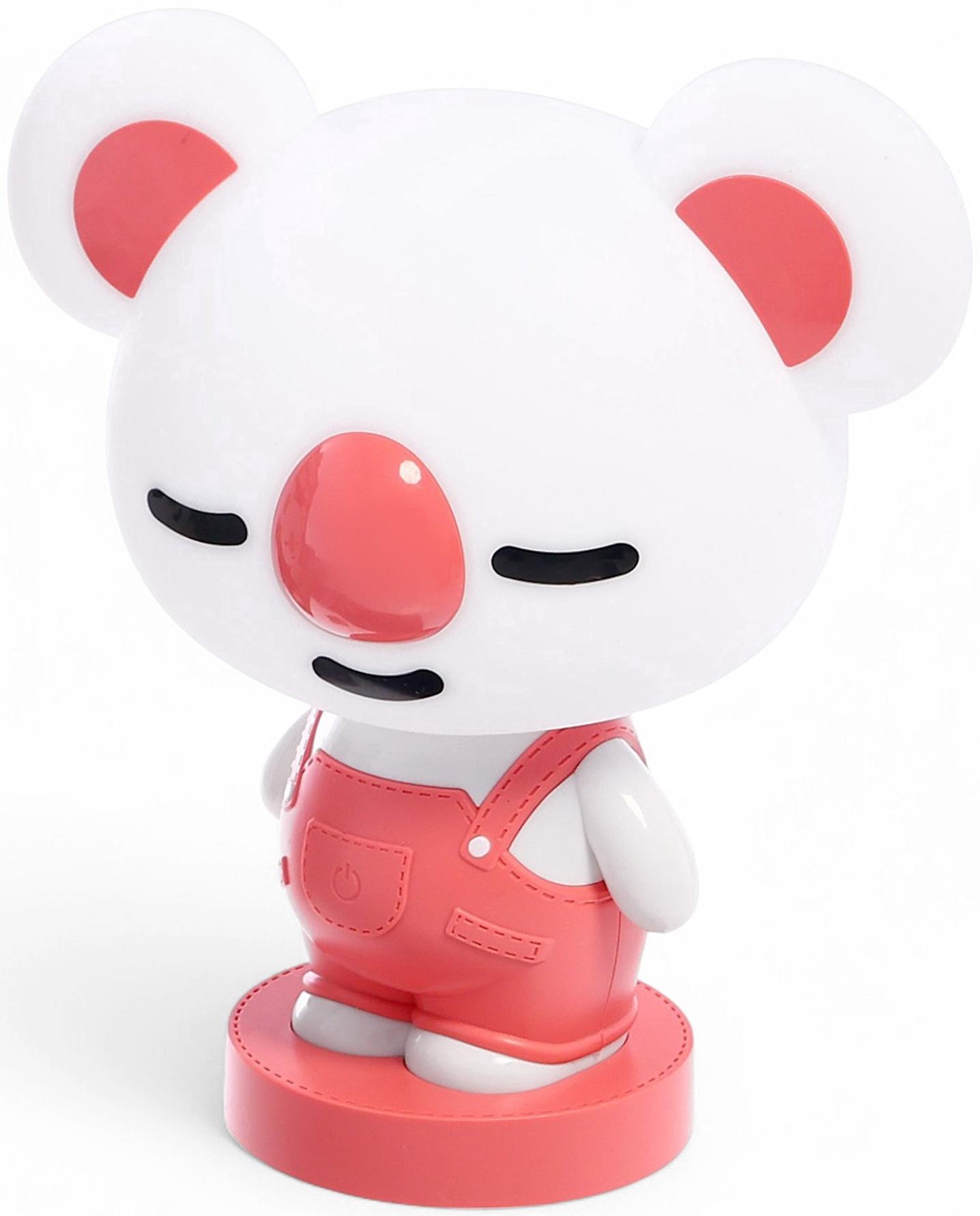 Лампа - ночник «Коала», световые эффекты, работает от сети, МИКС