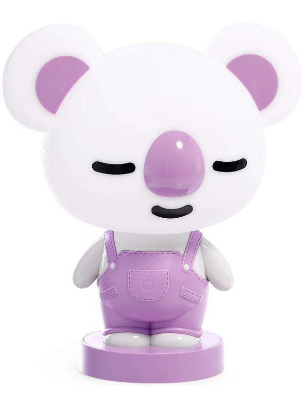 Лампа - ночник «Коала», световые эффекты, работает от сети, МИКС