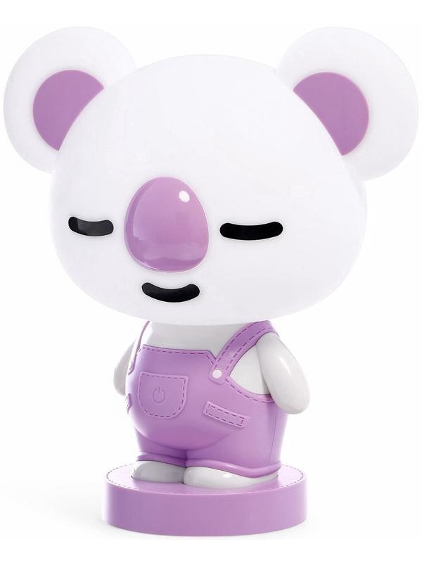 Лампа - ночник «Коала», световые эффекты, работает от сети, МИКС