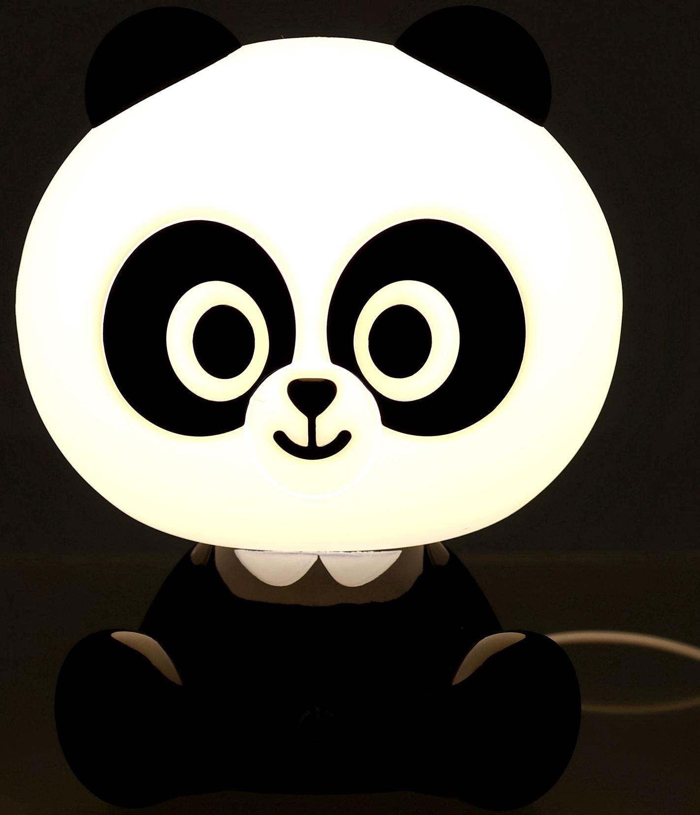 Лампа - ночник «Панда», световые эффекты, работает от сети