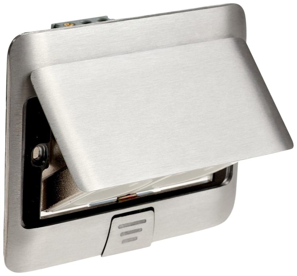 Розетка выдвижная, 16 А, двухместная