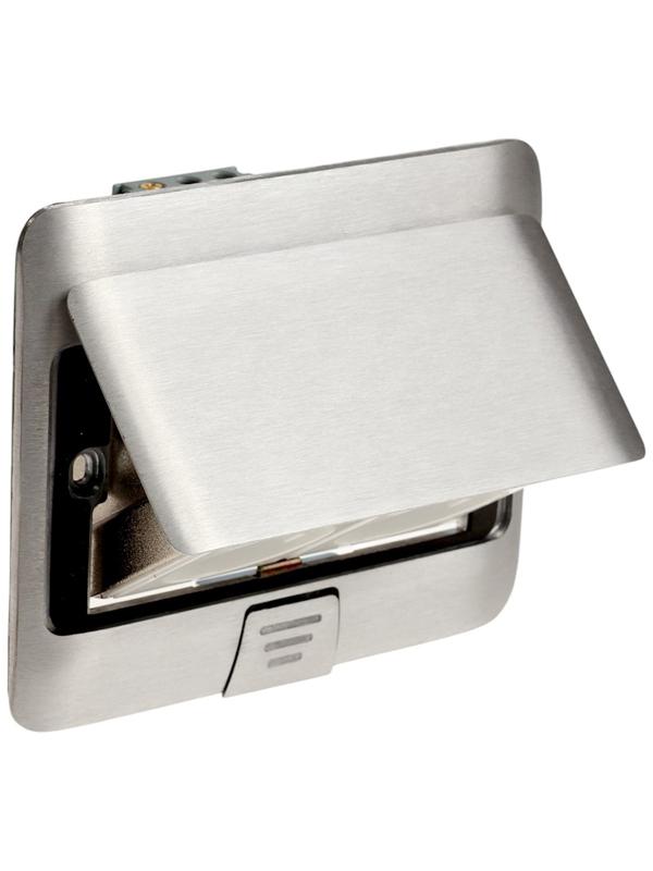 Розетка выдвижная, 16 А, двухместная