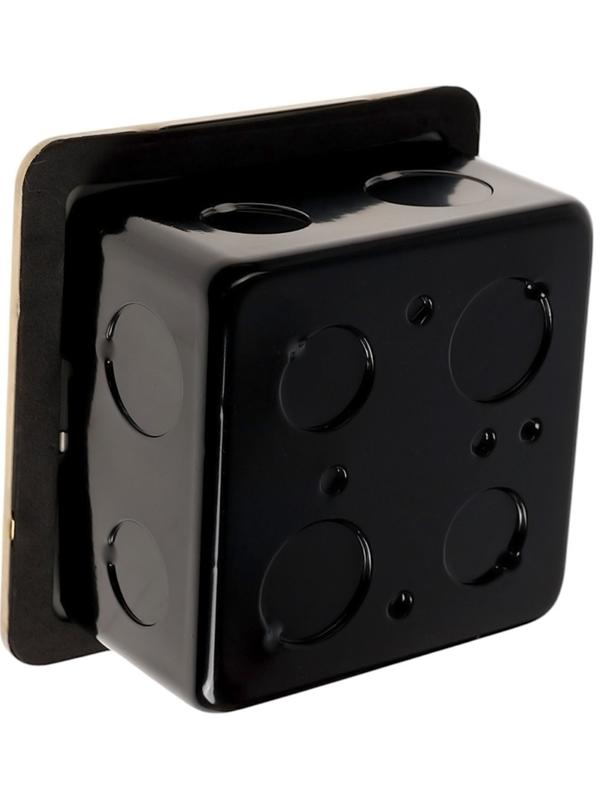 Розетка выдвижная, 16 А, одноместная, золотистая