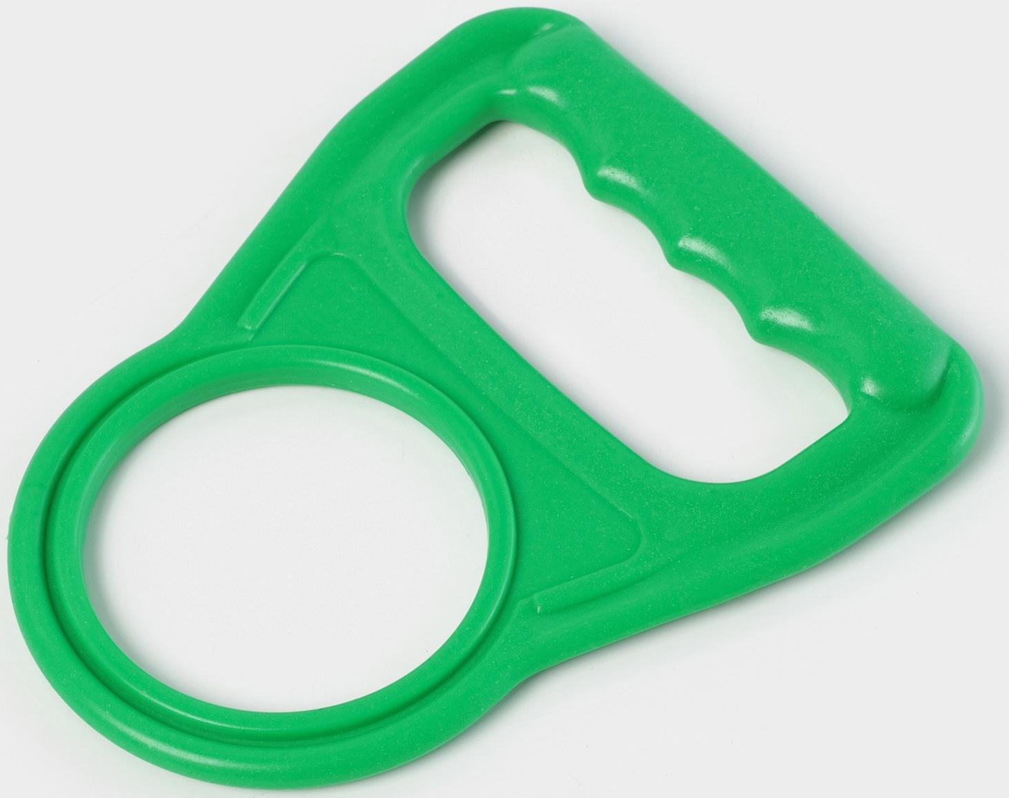 Ручка для переноса бутылей, 14×11.5×0.5 см, зелёная