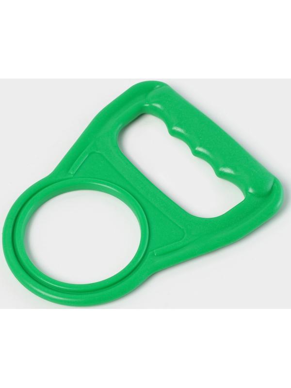 Ручка для переноса бутылей, 14×11.5×0.5 см, зелёная