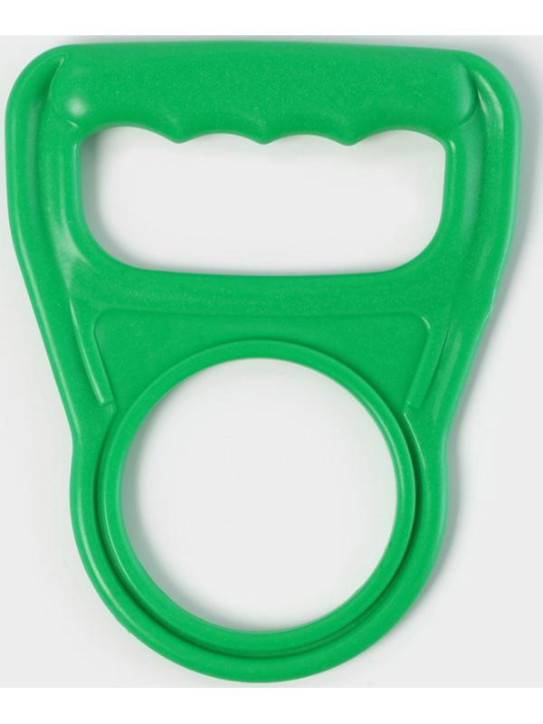 Ручка для переноса бутылей, 14×11.5×0.5 см, зелёная