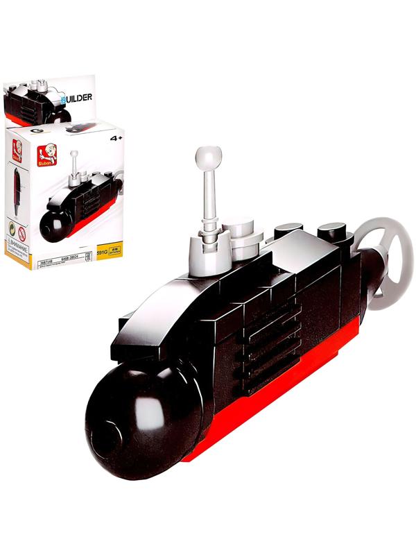 Конструктор Транспорт «Подводная лодка», 26 деталей