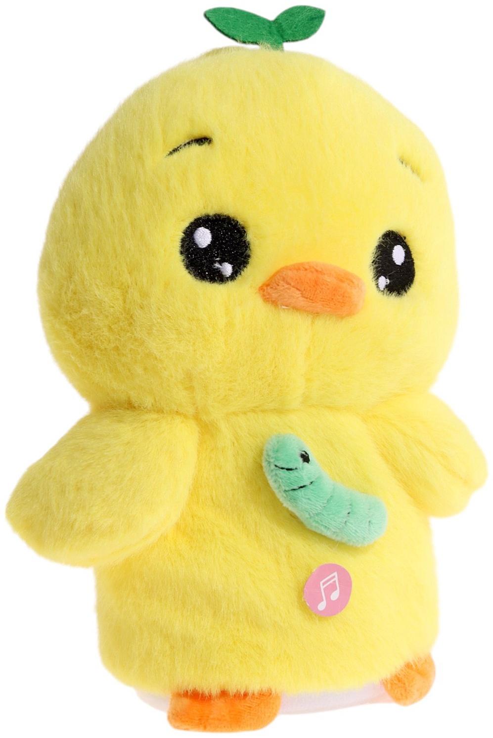 Интерактивная игрушка - повторюшка «Крутыш Цыпа», звук, повторяет слова, танцует