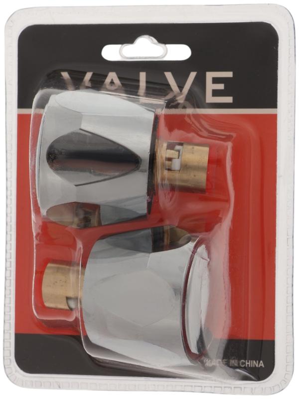 Набор ручек для смесителя ZEIN Z002K, с латунной кран-буксой 1/2