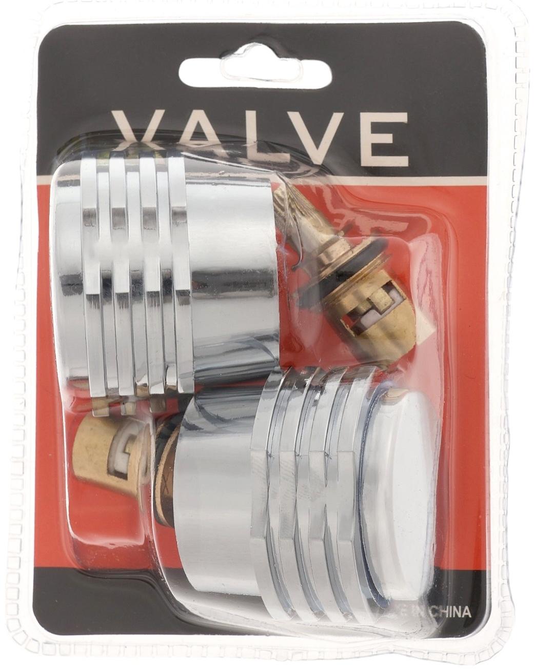 Набор ручек для смесителя ZEIN Z004K, с латунной кран-буксой 1/2