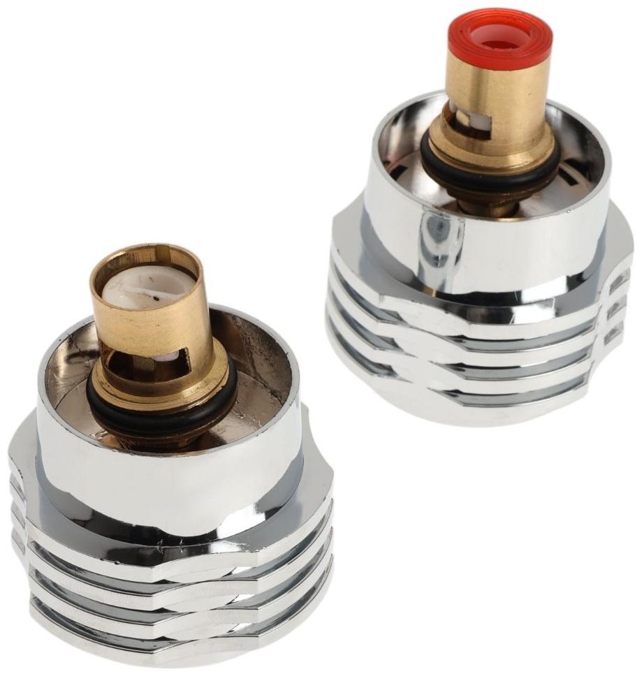 Набор ручек для смесителя ZEIN Z004K, с латунной кран-буксой 1/2