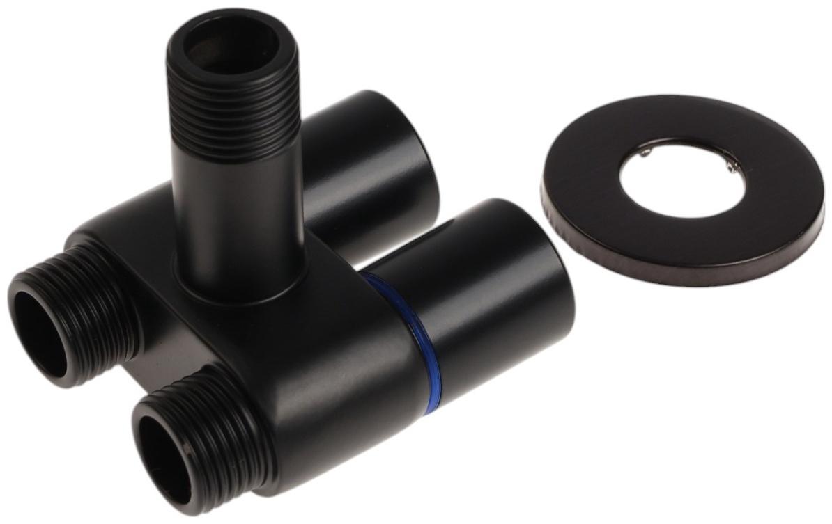 Кран двойной ZEIN engr, 1/2