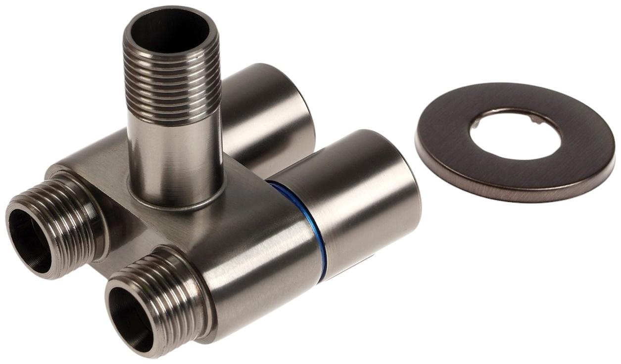 Кран двойной ZEIN engr, 1/2