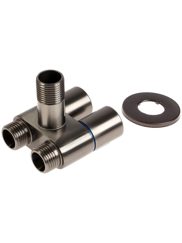 Кран двойной ZEIN engr, 1/2