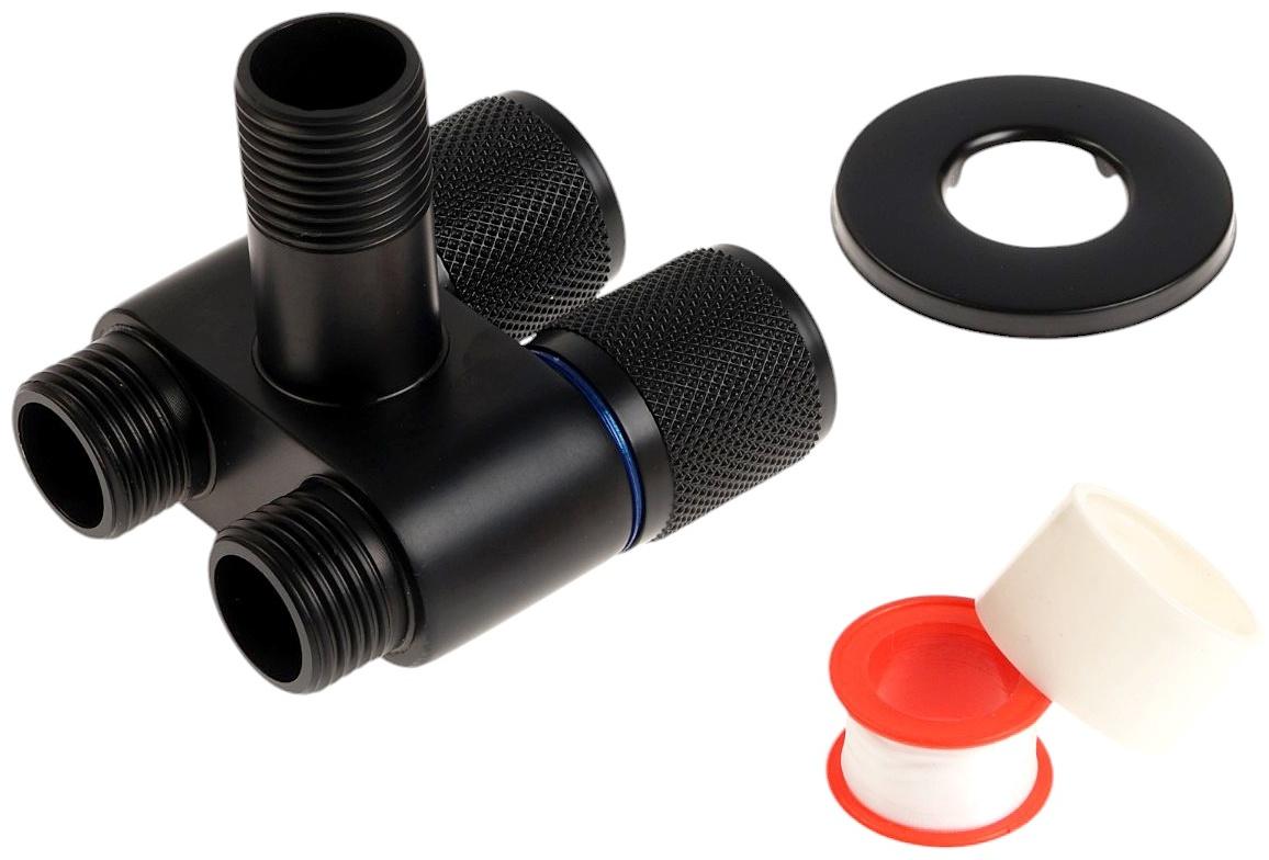 Кран двойной ZEIN engr, 1/2