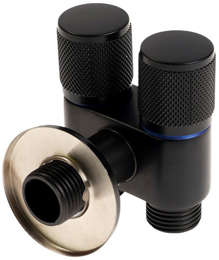 Кран двойной ZEIN engr, 1/2