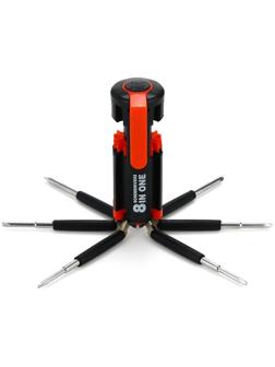 Фонарик-мультитул, 8 в 1, 12 см