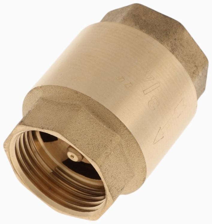 Клапан обратный ZEIN, 3/4‘‘, латунный сердечник