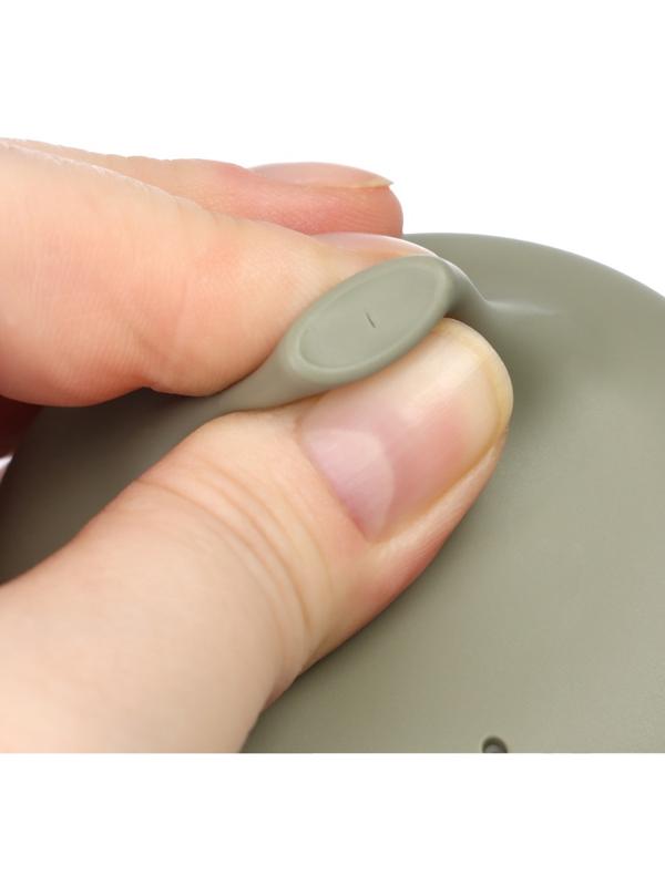 Поильник силиконовый с носиком, с ручками 6+ мес, 200мл, серый, Крошка Я