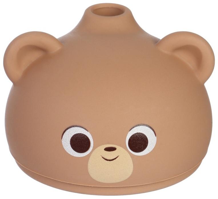 Поильник силиконовый с трубочкой, с ручками 6+ мес, 200мл, бежевый, Крошка Я