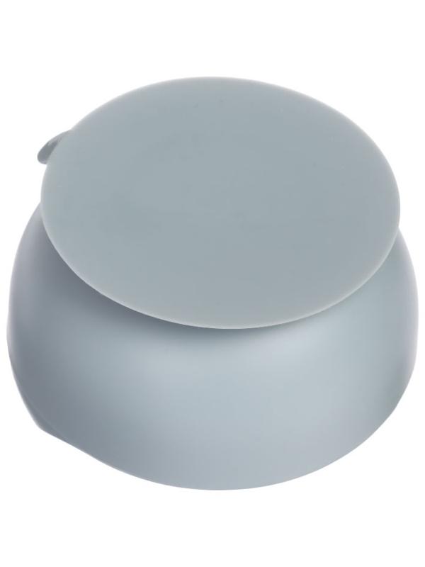 Крошка я, силиконовая миска, серия со слонеком, серый SL-07261