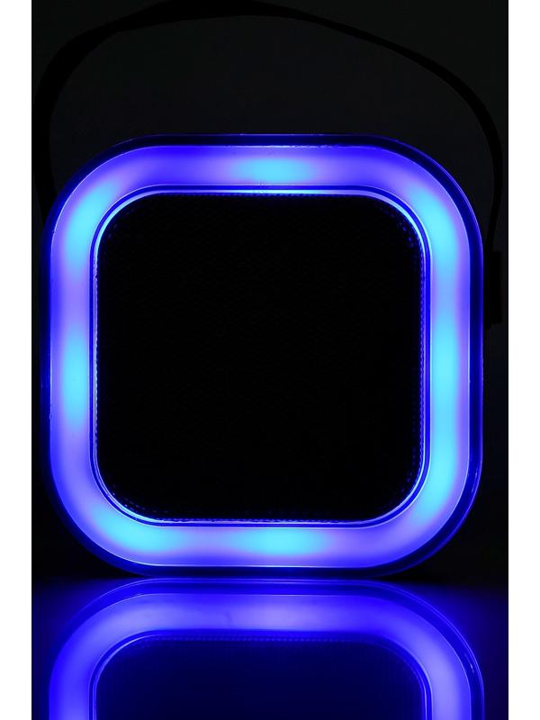 Караоке детское беспроводное, 2 микрофона, bluetooth, 5 режимов подсветки, звук, свет, бежевый