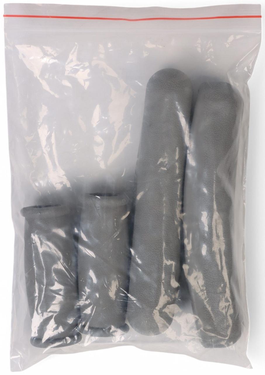 Набор накладок для подмышечных костылей, 4 предмета, серые