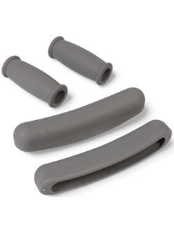 Набор накладок для подмышечных костылей, 4 предмета, серые