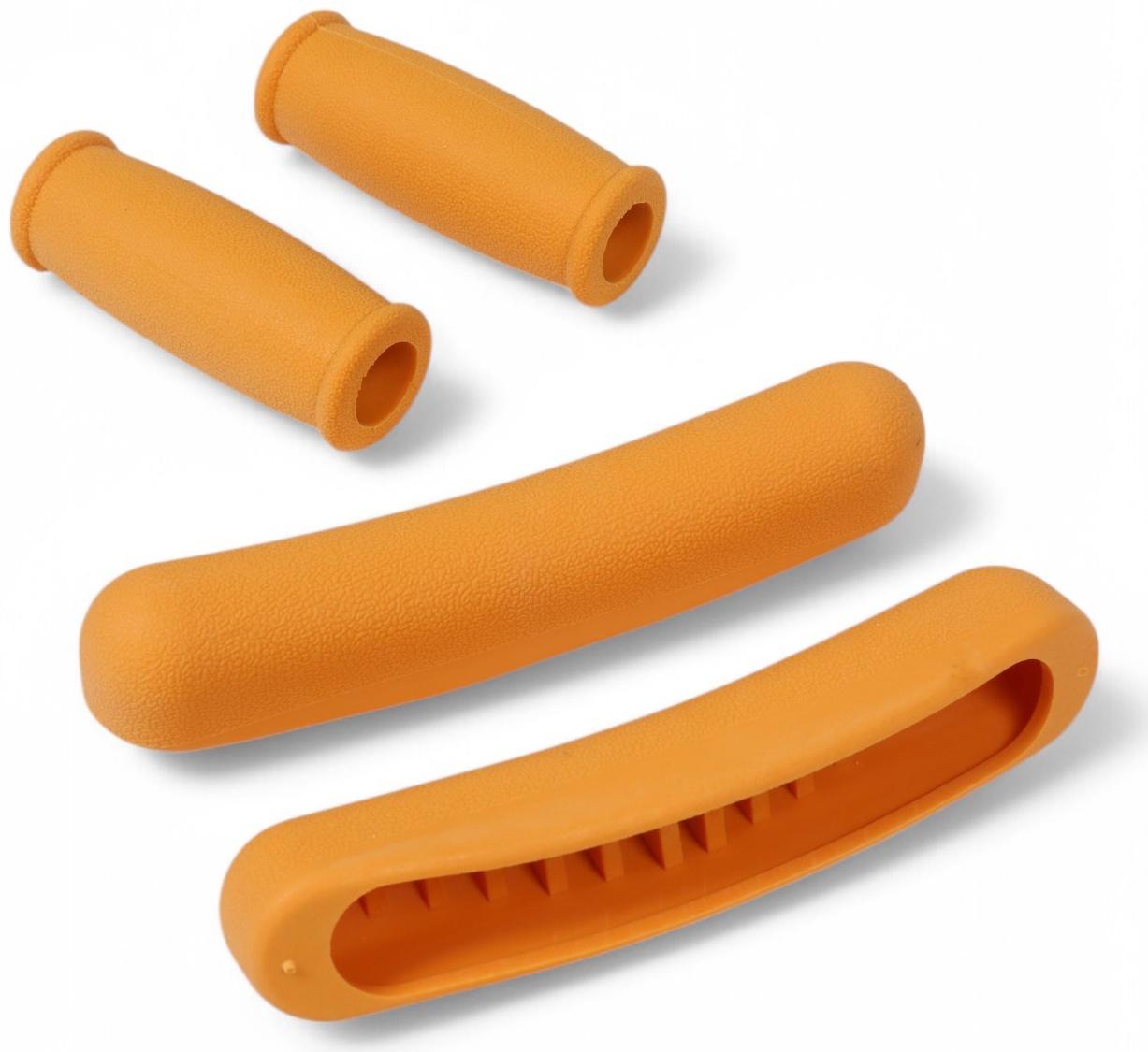 Набор накладок для подмышечных костылей, 4 предмета, оранжевые
