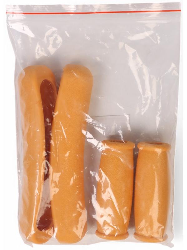 Набор накладок для подмышечных костылей, 4 предмета, оранжевые