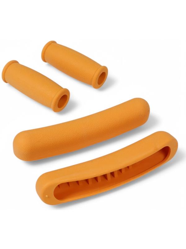 Набор накладок для подмышечных костылей, 4 предмета, оранжевые