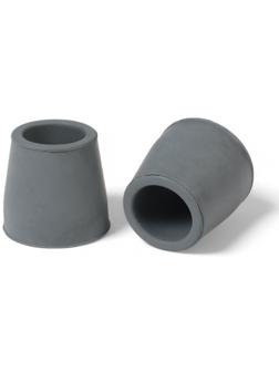 Набор усиленных наконечников для костылей, трости, усилен шайбой, 25 мм, 2 шт., серые