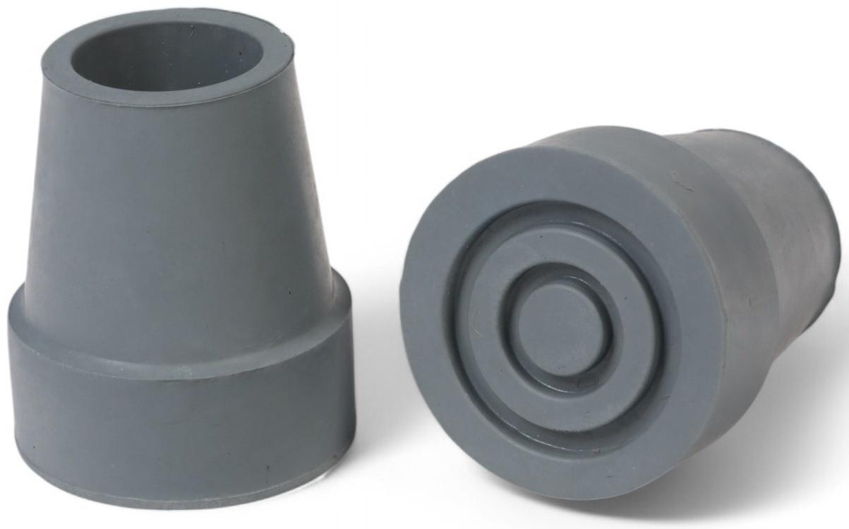 Набор усиленных наконечников для костылей, трости, усилен шайбой, 22 мм, 2 шт.