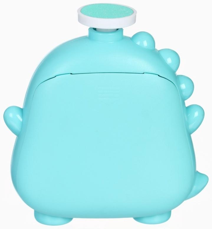 Маникюрный набор «Детский триммер для ногтей. Динозаврик», 3 сменнные насадки, от 0мес.