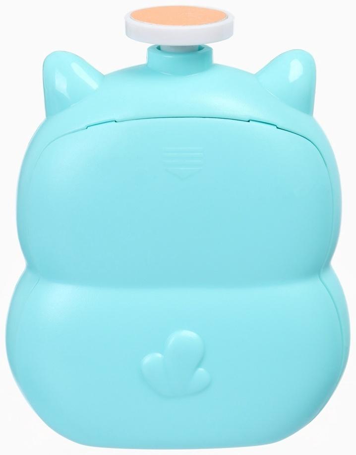 Маникюрный набор «Детский триммер для ногтей. Совушка», 3 сменнные насадки, от 0мес.