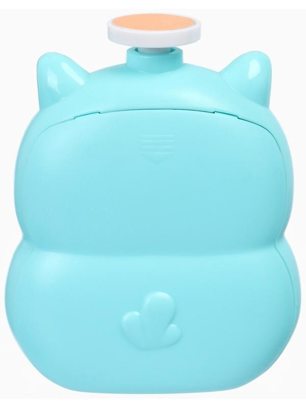 Маникюрный набор «Детский триммер для ногтей. Совушка», 3 сменнные насадки, от 0мес.