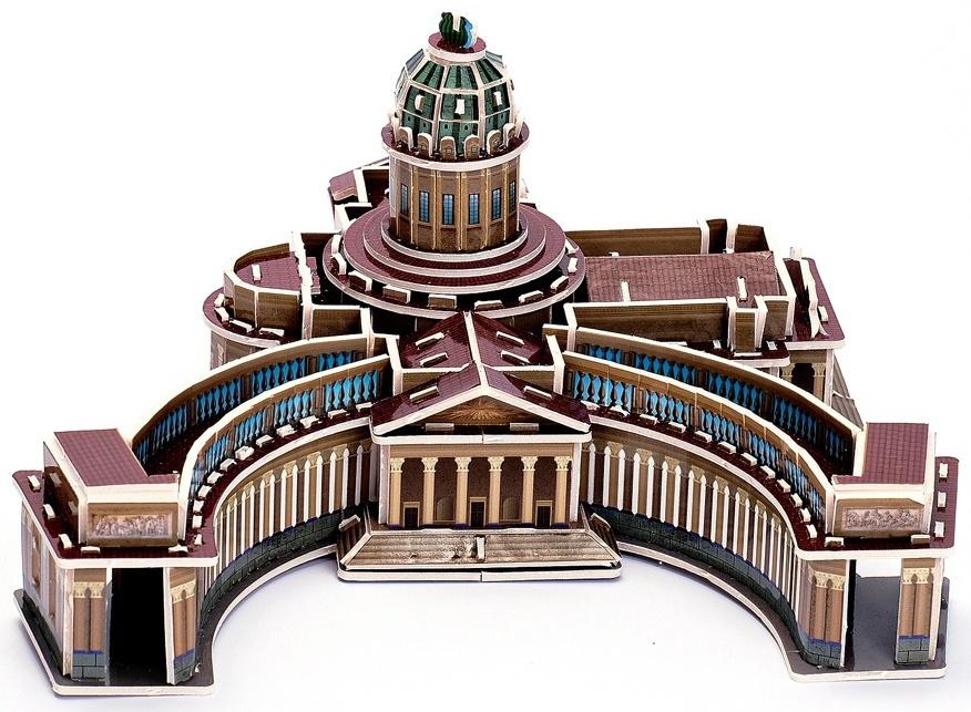 3D-конструктор из пенокартона «Казанский Собор»