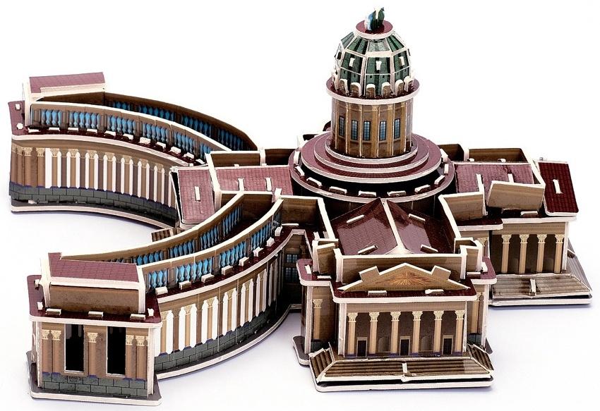 3D-конструктор из пенокартона «Казанский Собор»