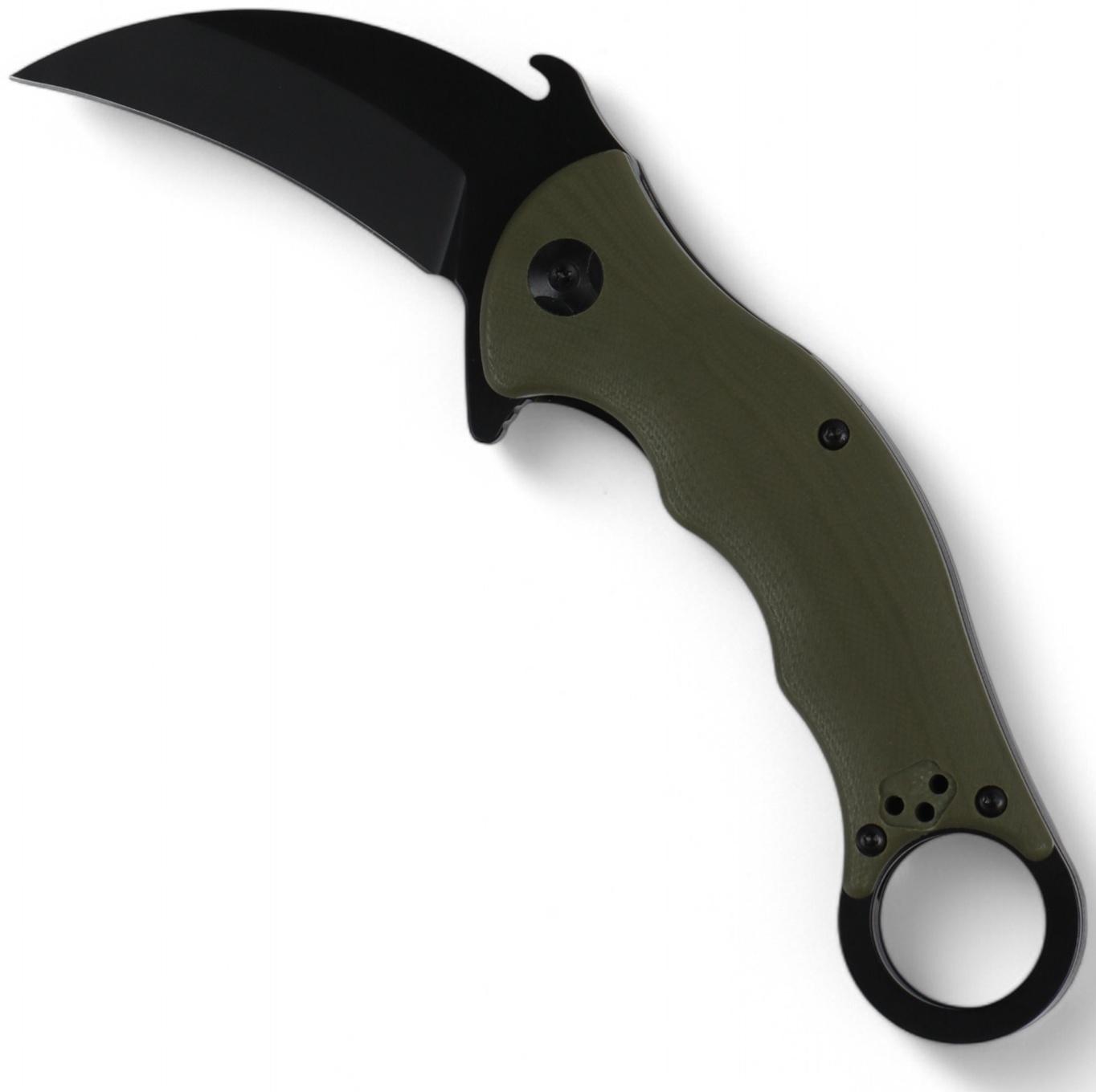 Нож-керамбит складной, 20 см, клинок 75 мм/3.8 мм