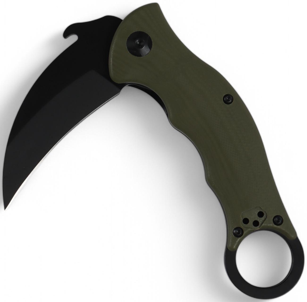 Нож-керамбит складной, 20 см, клинок 75 мм/3.8 мм