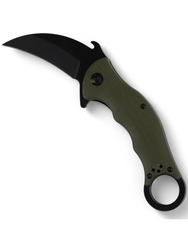 Нож-керамбит складной, 20 см, клинок 75 мм/3.8 мм