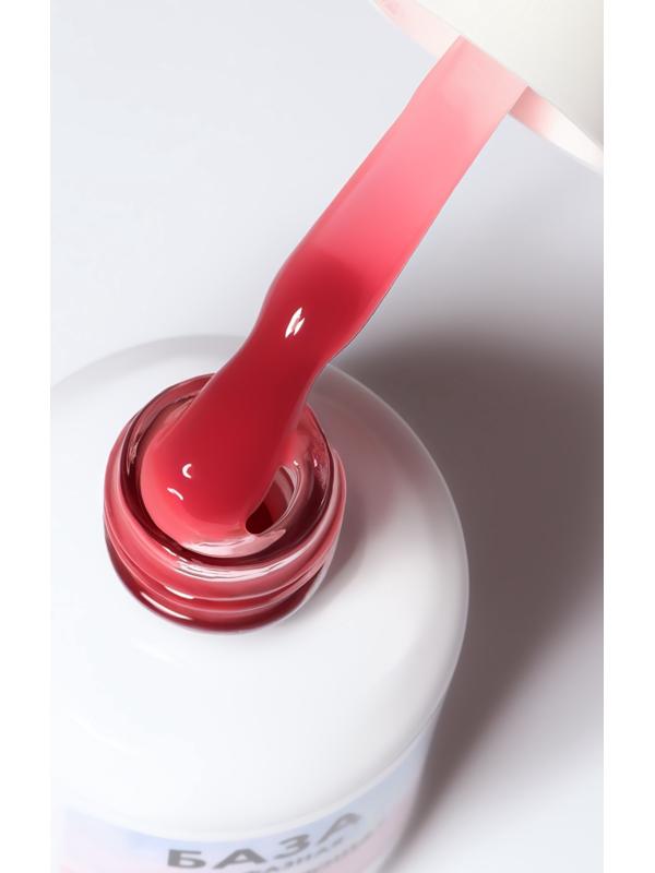 База камуфлирующая для ногтей, 3-х фазная, 15 мл, LED/UV, розовая (BG022)