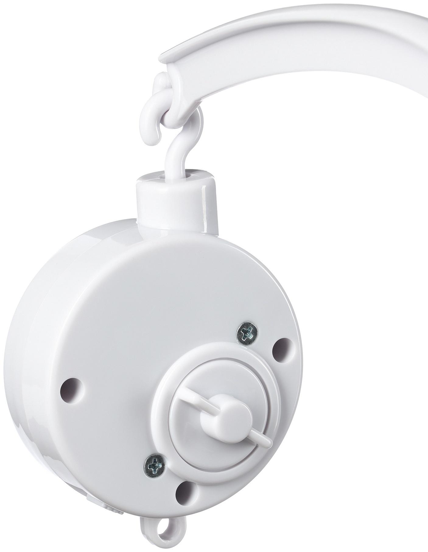 Мобиль музыкальный на кроватку «Забавный мишка», звук, серый